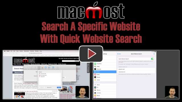 Search A Specific Website With Quick Website Search