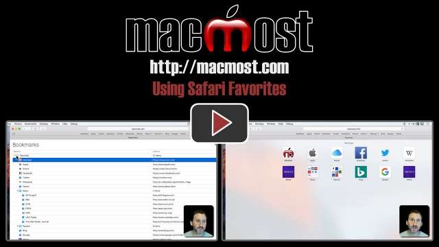 Using Safari Favorites