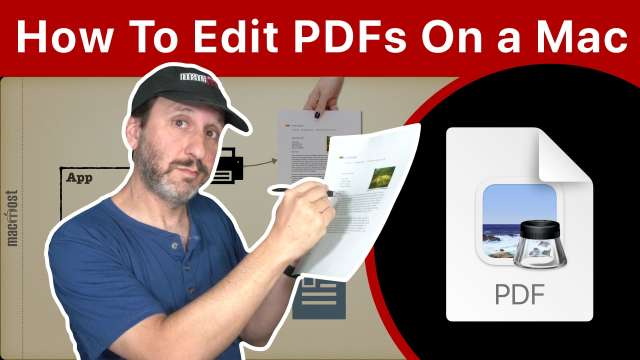 Why You Can't Edit PDF Files In Mac Preview