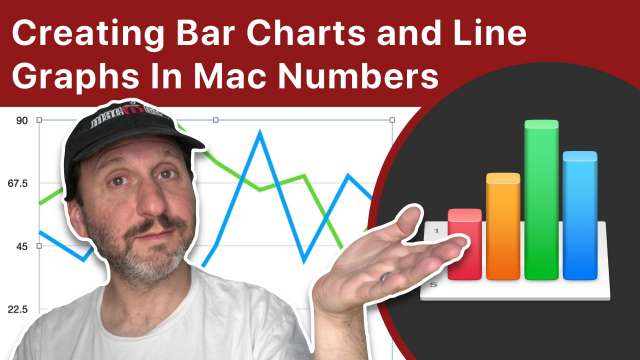 Creating Bar Charts and Line Graphs In Mac Numbers