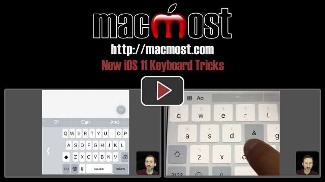 New iOS 11 Keyboard Tricks