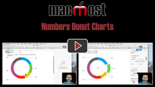 Numbers Donut Charts