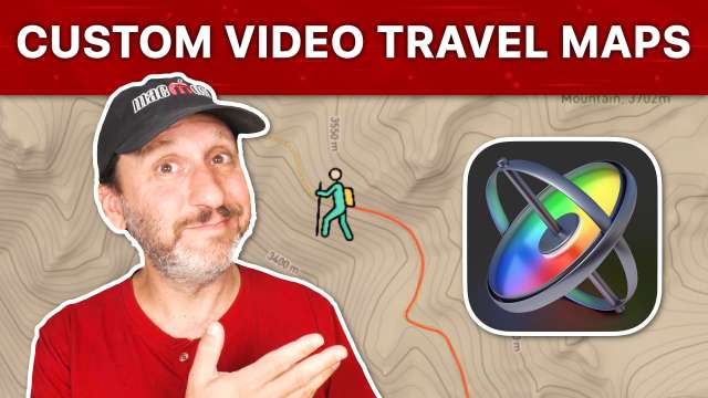How To Create Video Travel Maps With Apple Motion