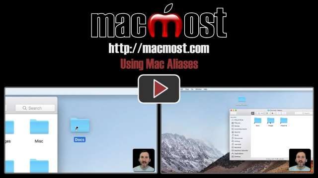 Using Mac Aliases