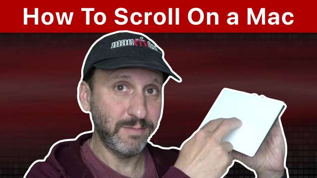 How To Scroll On a Mac