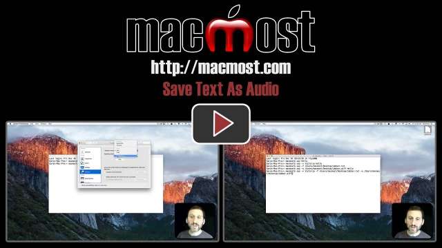 Save Text As Audio