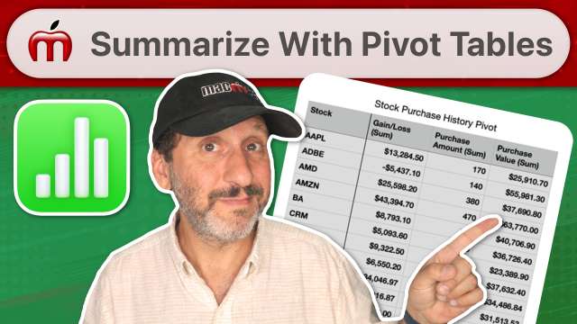 Summarize Data Easily With Pivot Tables In Numbers