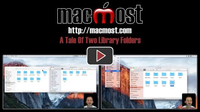 A Tale Of Two Library Folders