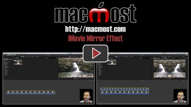 iMovie Mirror Effect