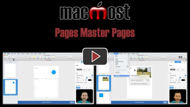 Pages Master Pages