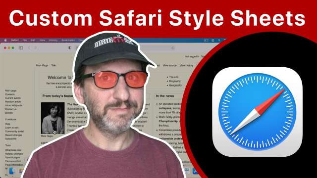 Change How Web Pages Look With Safari Custom Style Sheets