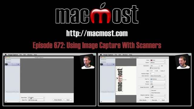 MacMost Now 672: Using Image Capture With Scanners