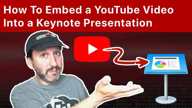 How To Embed a YouTube Video Into a Keynote Presentation