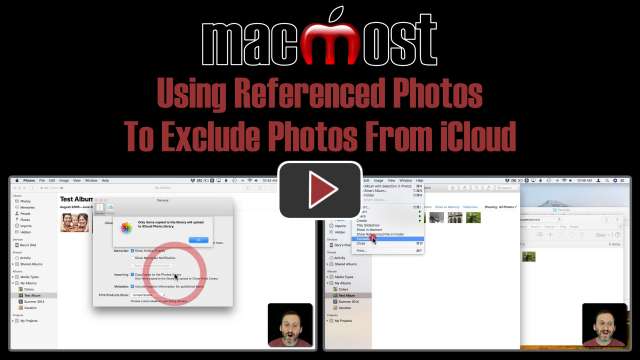 Using Referenced Photos To Exclude Photos From iCloud