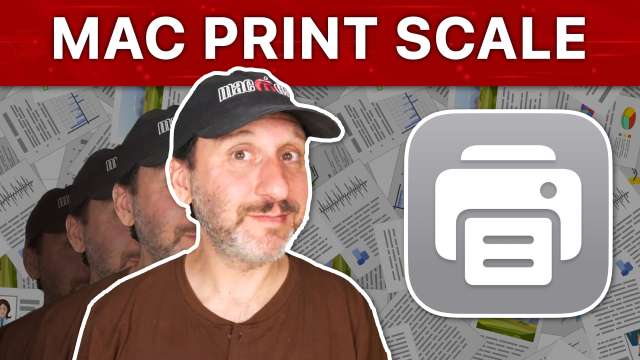 How To Change Print Scale on a Mac