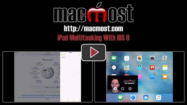 iPad Multitasking With iOS 9