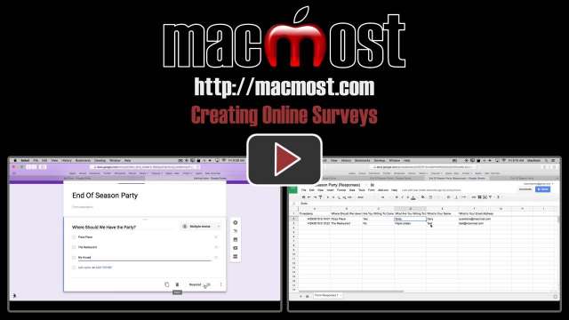 Creating Online Surveys