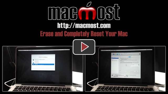Erase and Completely Reset Your Mac