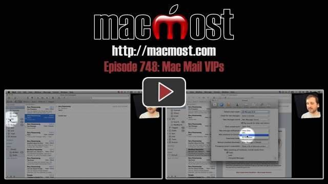 MacMost Now 748: Mac Mail VIPs