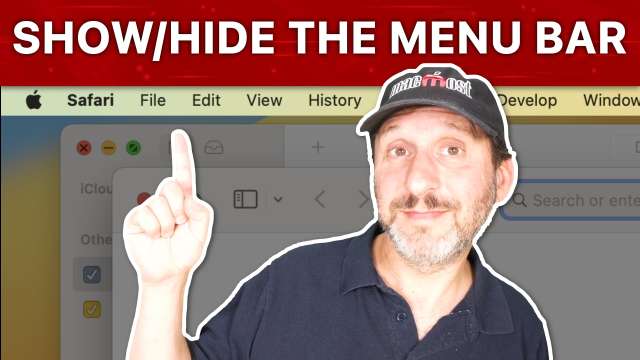 How To Hide and Show the Menu Bar On Your Mac