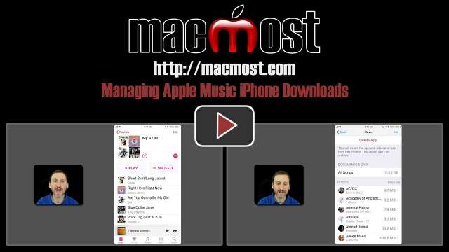 Managing Apple Music iPhone Downloads