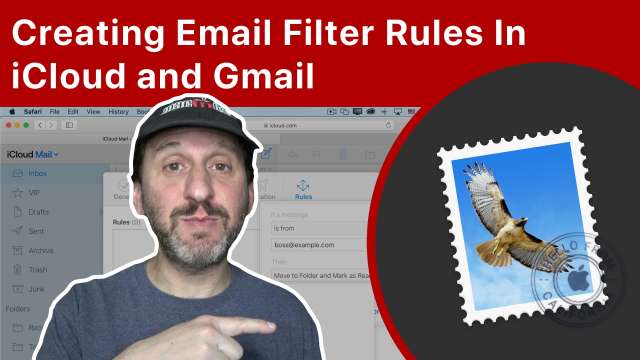 Creating Email Filter Rules In iCloud and Gmail