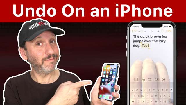 How To Undo On The iPhone