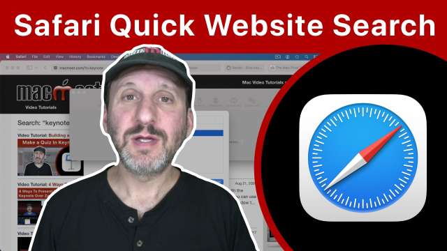 Search Sites Directly With Safari Quick Website Search