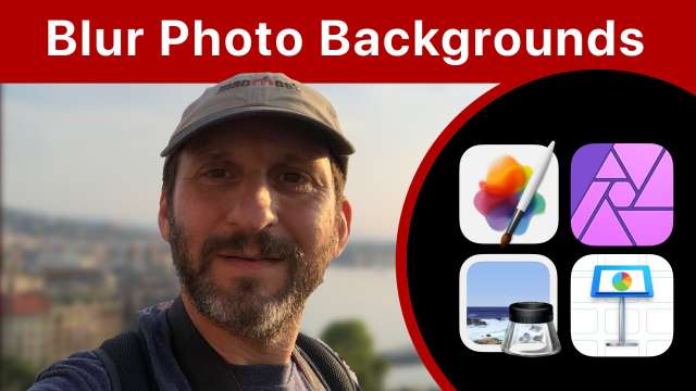 How To Blur the Background Of a Photo On a Mac
