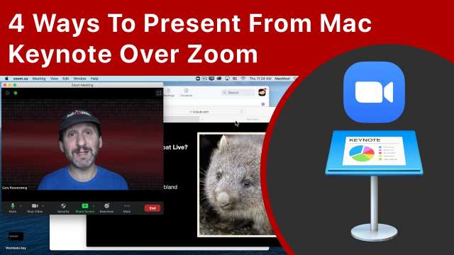 4 Ways To Present From Mac Keynote Over Zoom