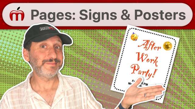 How To Create Signs and Posters In Mac Pages