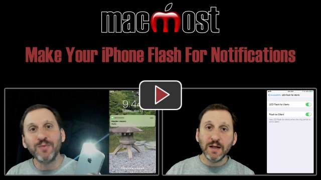 Make Your iPhone Flash For Notifications