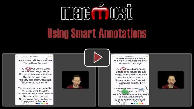 Using Smart Annotations