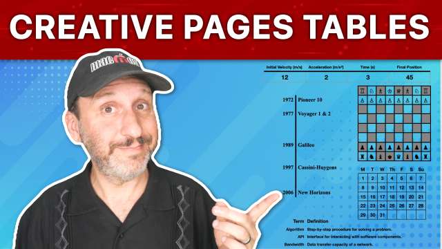 10 Creative Uses For Tables In Pages