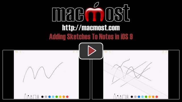 Adding Sketches to Notes in iOS 9