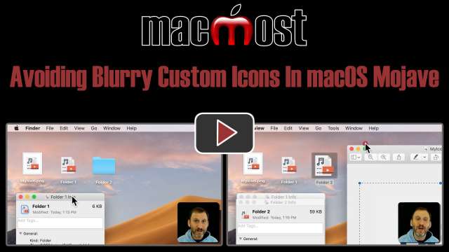 Avoiding Blurry Custom Icons In macOS Mojave