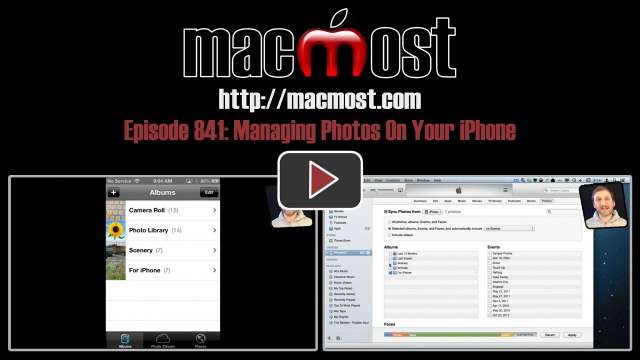 MacMost Now 841: Managing Photos On Your iPhone