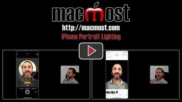 iPhone Portrait Lighting