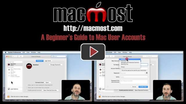 A Beginner's Guide to Mac User Accounts