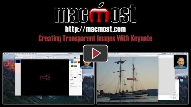 Creating Transparent Images With Keynote