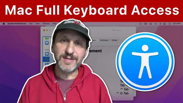 Using Full Keyboard Access On Your Mac