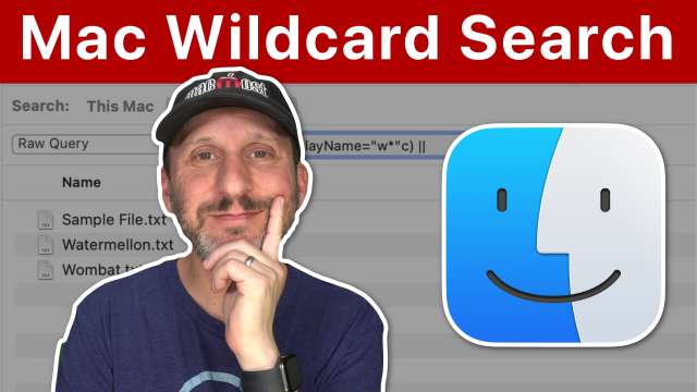 Search Using Wildcards On a Mac