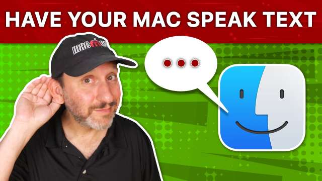 How To Have Your Mac Read Text To You