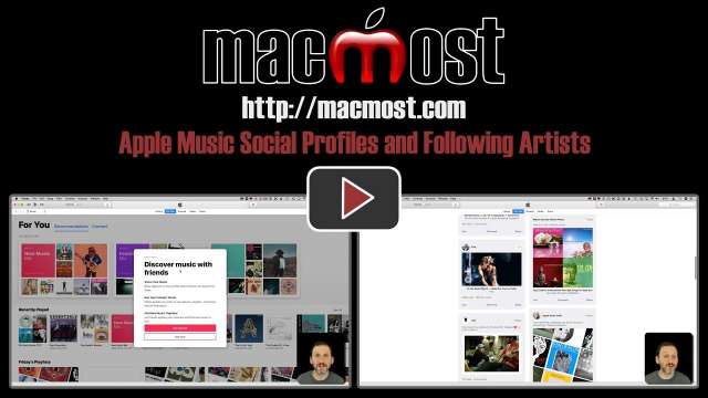 Apple Music Social Profiles and Following Artists