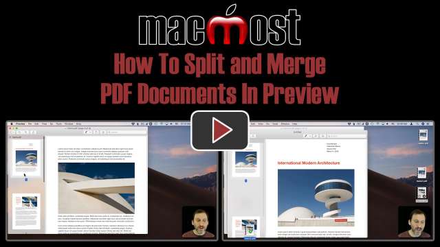 How To Split and Merge PDF Documents In Preview