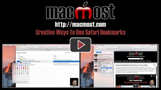 Creative Ways To Use Safari Bookmarks