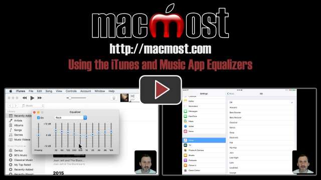 Using the iTunes and Music App Equalizers