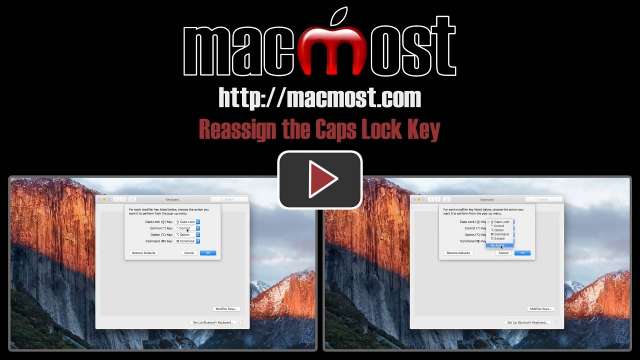 Reassign the Caps Lock Key