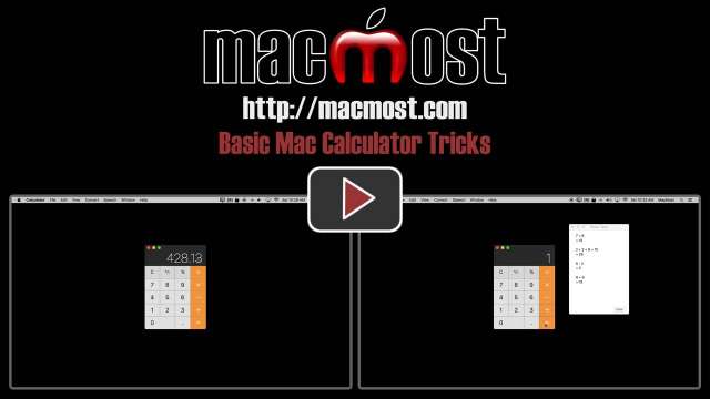 Basic Mac Calculator Tricks