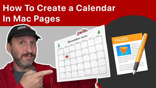 How To Create a Calendar In Mac Pages